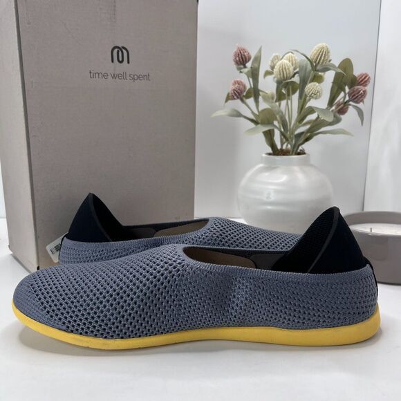 Mahabis Breathe Summer Slip On Slipper Grey/Yellow Men's US 12.5-13 - Picture 7 of 10